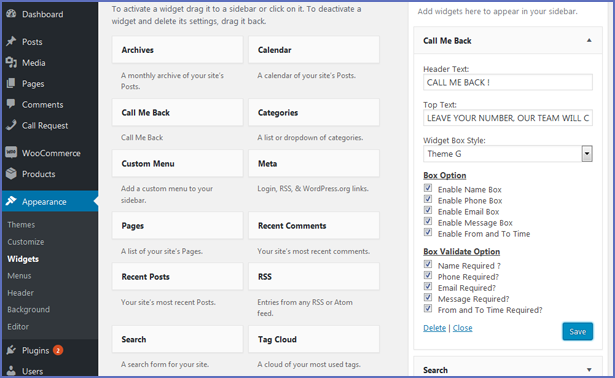 Call Me Back WordPress Plugin - 15